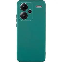 Силіконовий чохол Candy Full Camera для Xiaomi Redmi Note 13Pro+ Зелений / Green