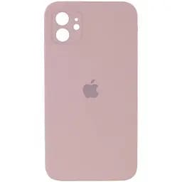 Чехол Epik Silicone Case Square Full Camera Protective AA для Apple iPhone 11, 6.1 Розовый/Pink Sand