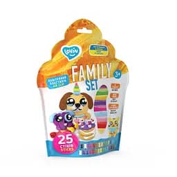 Набор для лепки с воздушным пластилином Air Clay 70159, 25 стиков Собачка