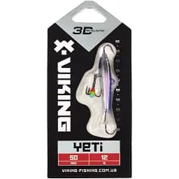 Балансир Viking Fishing Yeti Ice Jig 50mm 12.0g #1 Blue Glam - мініатюра 2