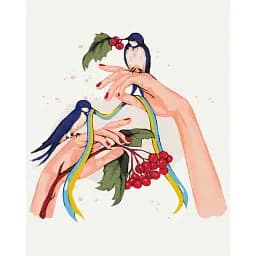 Картина по номерам Brushme В руках надежда ©Alla Berezovska 40x50 см