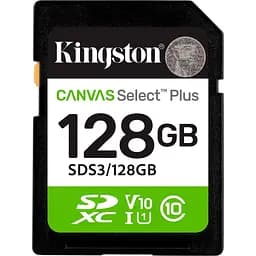 Карта пам'яті 128GB SDXC Canvas Select Plus Gen3 1 50MB/s C10 UHS-I U1 V10 SDS3/128GB