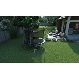 Батут Hop-Sport 10ft (305см) чорно-синій з внутрішньою сіткою (4 ноги) - мініатюра 8