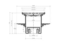 Душовий трап Pestan Confluo Plate Vertical 2в1 15х15 см (240159) - мініатюра 5