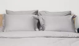 Набір наволочок Moon&Star Satin Premium Smoke 50х50 см 2 шт