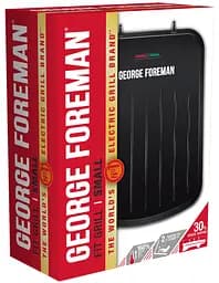 Гриль George Foreman 25800-56 Fit Grill Small 760 Вт антипригарне покриття піддон для жиру чорний (25800-56) - мініатюра 13