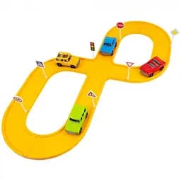 Детский игрушечный Автотрек ТехноК 0747TXK 4 автомобиля