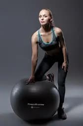 М'яч для фітнесу (фітбол) Power System PS-4018 Ø85 cm PRO Gymball Black (4018BK-0) - мініатюра 5