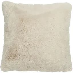 Подушка J-line плюшева 45х45 см бежева (76889)
