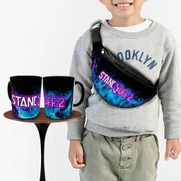 Подарочный набор :Сумка-бананка+ Кружка стендофф2 "Standoff 2" детский,для мальчика (00245)