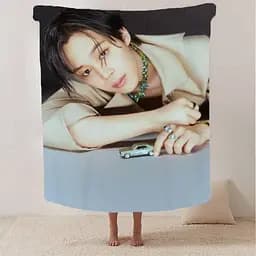 Плед плюшевий 3D на подарунок Jimin BTS 160х200 см - мініатюра 2