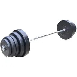 Штанга розбірна RN Sport 83 кг з прямим грифом + рукавички