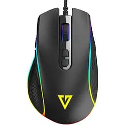 Мишка Modecom Veles Volcano, ігрова, 12800dpi., 8кн.,RGB, чорна