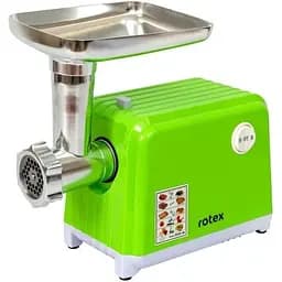Електрична м'ясорубка Rotex RMG202-G Vega 3 решітки 1500 Вт Салатова