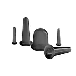 Вакуумные массажные банки 4FIZJO силиконовые для тела (китайские/атницелюлитные банки) 5 шт 4FJ0344 (P-5907739314949)