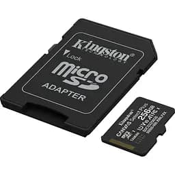 Карта пам'яті Kingston microSDXC Canvas Select Plus 256GB Class 10 UHS-I U1 V10 A1 + SD адаптер (SDCS3/256GB) [144833] - мініатюра 2