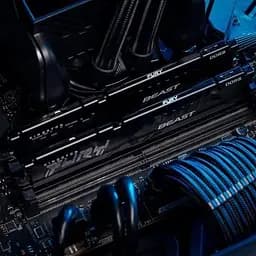 Модуль пам'яті для комп'ютера DDR5 64GB (2x32GB) 5200 MHz Beast Black Kingston Fury (ex.HyperX) (KF552C40BB2K2-64) - мініатюра 9