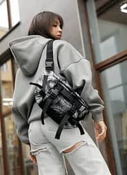 Женская сумка бананка Sambag Dynamicdart 38 × 21 × 7 см (80411720)