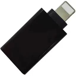 Перехідник OTG USB 2.0 AF-Lightning Apple, чорний, RTL