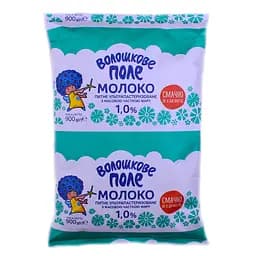 Молоко ультрапастеризоване Волошкове поле 1% 0.9 кг