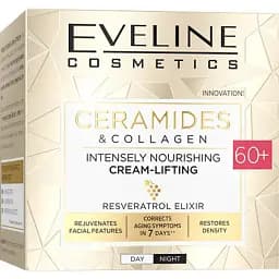 Інтенсивно живильний крем-ліфтинг Eveline Ceramides & Collagen 60+ 50 мл - мініатюра 2