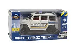 Машина 41393 Авто Експерт "Полиция" металлопластик, 1:32, звук, свет, инерция, откр.двери, в коробке (6945717415775)