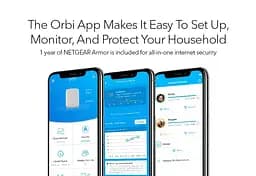 NETGEAR WiFi система Orbi RBK762S AX5400, WiFi 6, MESH, 3xGE LAN, 1xGE WAN, біл. кільк. (2шт.) - мініатюра 4