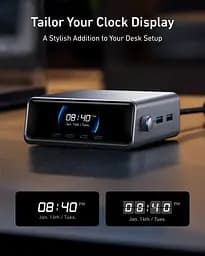 Сетевое зарядне пристрій Anker GaNPrime Charger - 250W, 4xUSB-C PD & 2xUSB-A Black (7169878) - мініатюра 5