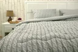 Ковдра силіконова Руно Grey Braid 200х220 см Р322.52_Grey Braid - мініатюра 7
