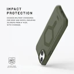 Оригінальний протиударний чохол UAG Essential Armor MagSafe для Iphone 15/14/13 Olive Drab 114288117272 - мініатюра 11
