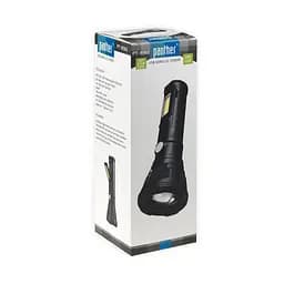 Ліхтар переносний Voltronic PT-8182, Zoom, 3+1 режими, 1+COB, вбудований акумулятор, USB кабель - мініатюра 4