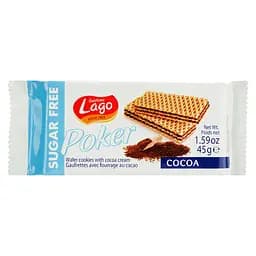 Вафли Gastone Lago какао без сахара 45 г