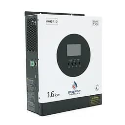 Гібридний інвертор ENERGY PROMAX VM II-1600W-12V, 2000VA/1600W, 12V, струм заряду 16-80А, MPPT 80А, 290*367*111мм, 6,4 кг