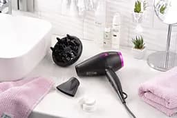 Фен Violet PRO HD-Y221PRO , 1750-2100Вт, 2 швидкості, 3 темп.режими, дифузор, чорний ARDESTO teh0017657 - мініатюра 5