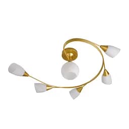 Люстра потолочная Brille Е27 60W G (BR-01 609C/6)