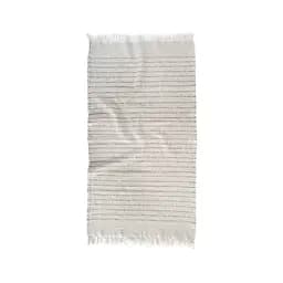 Рушник з льону Lotus Home - Line чорний 50x90 - мініатюра 5