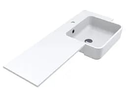 Умивальник Miraggio Fontana R matt 0001894, Білий матовий - мініатюра 2