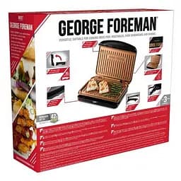 Електрогриль притискний George Foreman Fit Grill Copper Medium 25811-56 - мініатюра 10