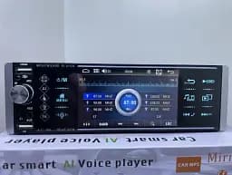 Автомобільна магнітола 1din Lesko 4168 AI mp3 мультимедійна з екраном Чорна - мініатюра 5