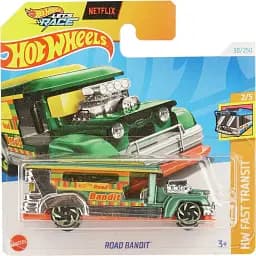 Набір: Базова машинка Hot Wheels HW First Response 07 Chevy Tahoe біла з блакитним (5785) + Базова машинка Hot Wheels HW Fast Transit Road Bandit зелена (5785) - мініатюра 3