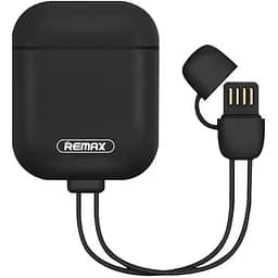 Чехол-зарядка для наушников Remax RC-A6 AirPods Cole Protective Cover Lightning 2.1A 90 мм Black