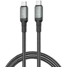Дата кабель USB-C to USB-C 1.0m 240W black XO (NBQ264A_С_Black)