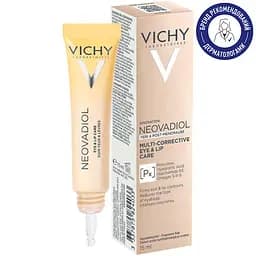 Мультикоригуючий засіб Vichy Neovadiol для розгладження зморшок та інтенсивного живлення шкіри навколо очей та губ 15 мл - мініатюра 2