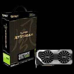 Відеокарта GeForce GTX 1080 8GB Palit Super JetStream (NEB1080S15P2-1040J) Б/В - мініатюра 1