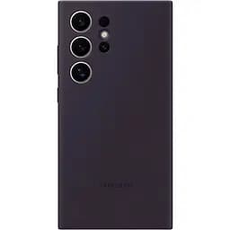 Оригінальний силіконовий чохол Samsung Silicone Case для Galaxy S24 Ultra (6.2") Dark Violet EF-PS928TVEGWW