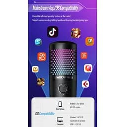 Цифровой конденсаторный микрофон для записи Takstar GX-1 USB RGB - мініатюра 16