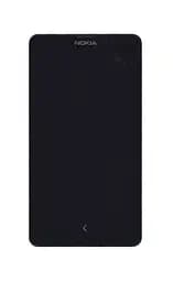 Матриця з тачскріном модуль для Nokia X RM-980 з розмкою чорний