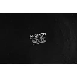 Тарілка обідня Ardesto Trento, 26,5 см, чорна (AR2926TB) - мініатюра 4