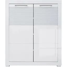 Комод с дверцей ВМК Флеймс REG2D/11/9 Белый/Белый глянец (GRB-1522)