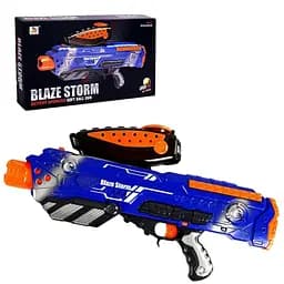 Іграшковий бластер з автоматичною подачею куль, 20 м'яких патронів